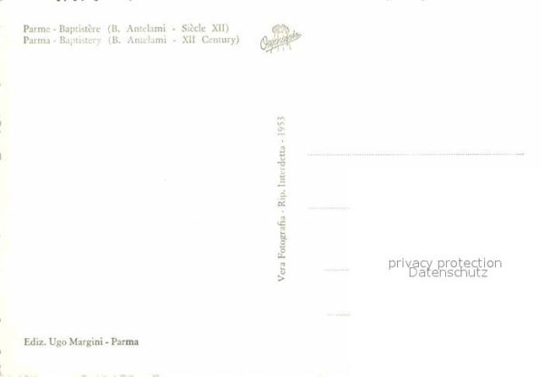 Parma Emilia-Romagna Battistero B. Antelami – Bild 2