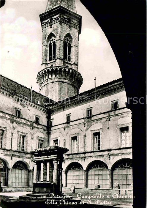 Perugia Campanile e Chiostor della Chiesa di S.