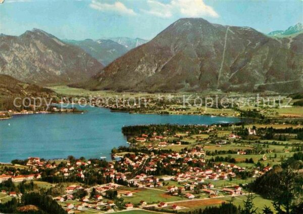 Bad Wiessee Fliegeraufnahme mit Tegernsee Rottach-E