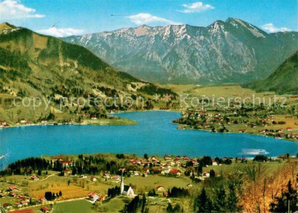 Bad Wiessee Fliegeraufnahme Rottach-Egern mit Boden