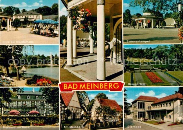 Bad Meinberg Brunnentemple Berggarten Sternbad Kurha