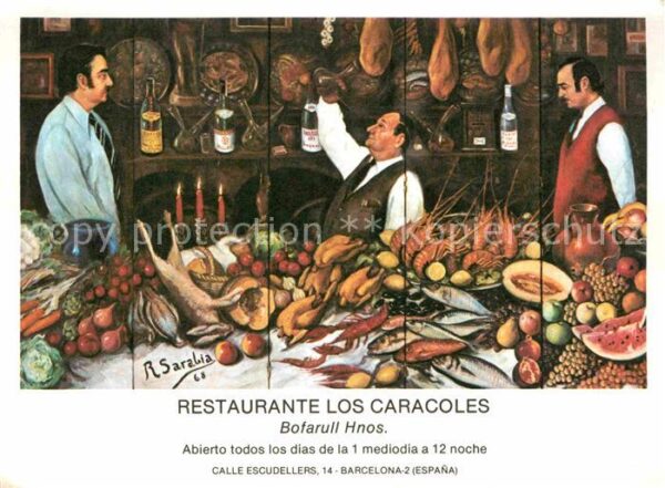 Barcelona Cataluna Restaurant Los Caracoles