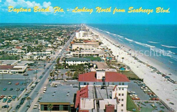 Daytona Beach Looking North from Seabreeze Boulevard
