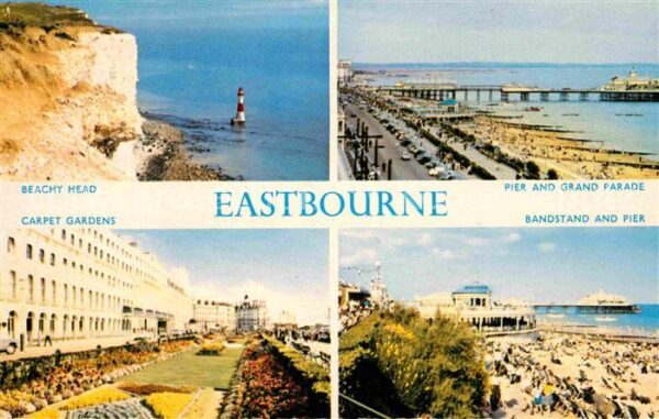 Eastbourne Sussex Beachy Head Pier Grand Parade Bandstand