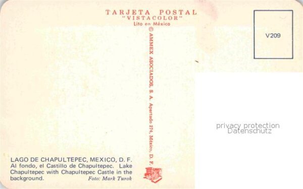 Mexico City Lago de Chapultepec Castillo – Bild 2