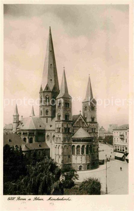 Bonn Rhein Münsterkirche