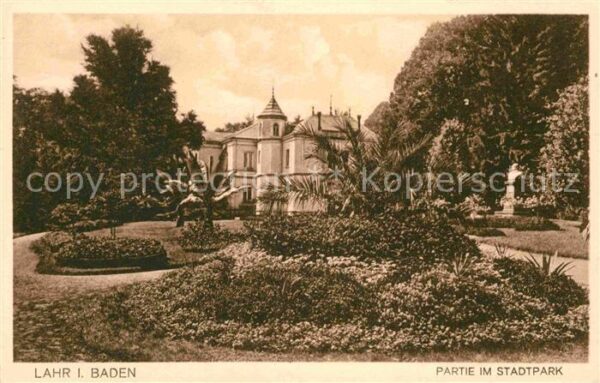 Lahr Schwarzwald Partie im Stadtpark