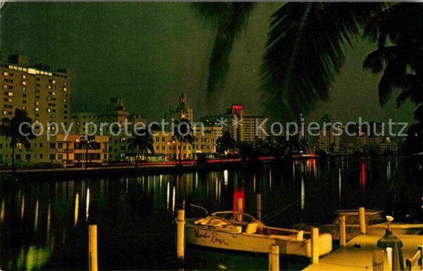 Miami Beach Indian Creek Ocean Front Hotels at nigh