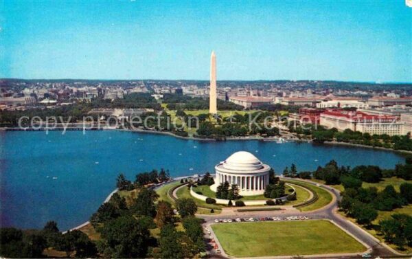 Washington DC Aerial view of Nation's Capitol Jeffers