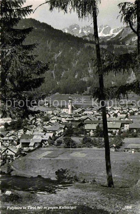Fulpmes Tirol Panorama Blick gegen Kalkkögel Stubaier
