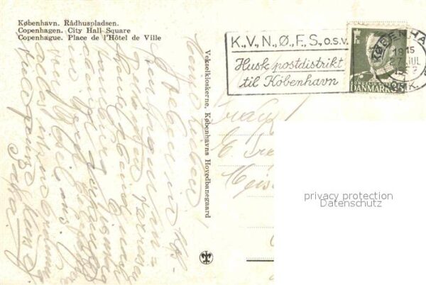 Kobenhavn Radhuspladsen Rathaus Platz – Bild 2