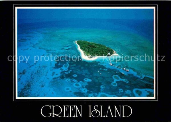 Cairns Australia Green Island Great Barrier Reef aerial