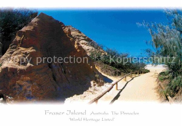 Fraser Island The Pinnacles Weg zum Strand