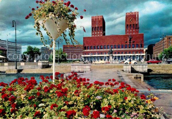 Oslo Norwegen Radhuset Rathaus