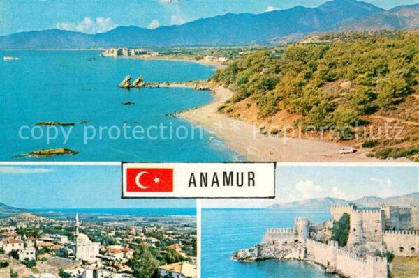 Anamur Panorama Küste Festung