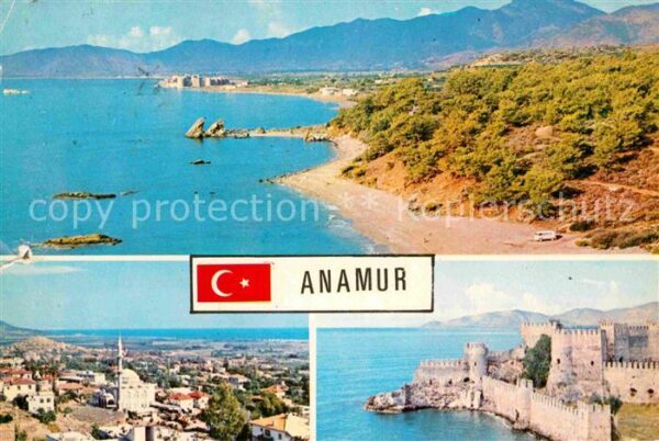 Anamur Panorama Küste Festung