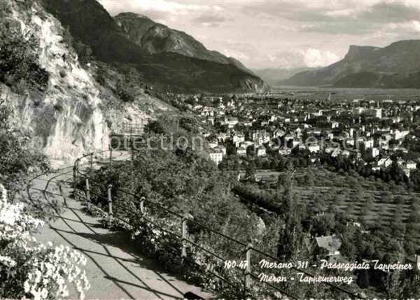 Merano Meran Passeggiata Tappeiner Tappeinerweg Alpe