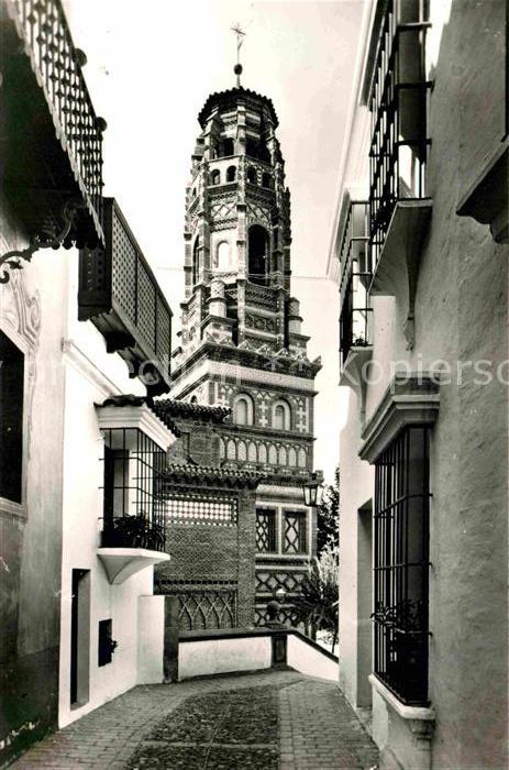 Barcelona Cataluna Pueblo Espanol Calle Bulas Torre Utebo