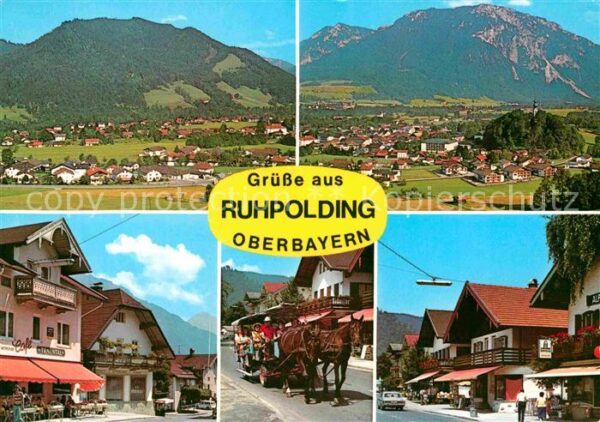 Ruhpolding Panorama Luftkurort Wintersportplatz Ba