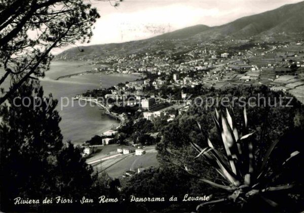 San Remo Panorama da Levante Riviera dei Fiori