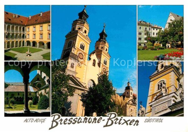 Brixen Suedtirol Alte Feste Dom Rathausplatz Kreuzgang D