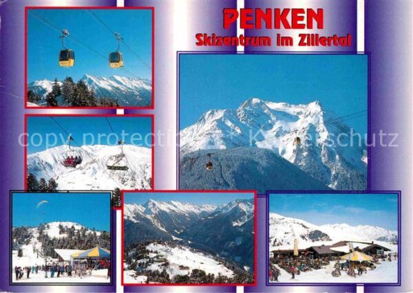 Mayrhofen Zillertal Skizentrum Penken Wintersportplatz Zill