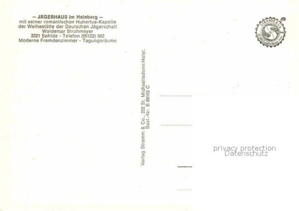 Sehlde Salzgitter Jägerhaus im Hainberg Gaststätte Hubert – Bild 2