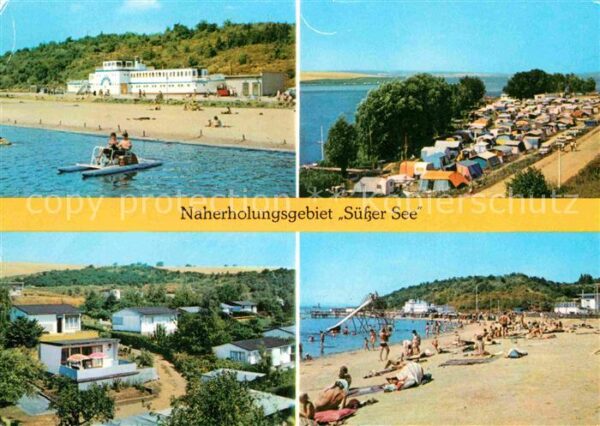 Seeburg Eisleben Naherholungsgebiet Süsser See Strand Ca