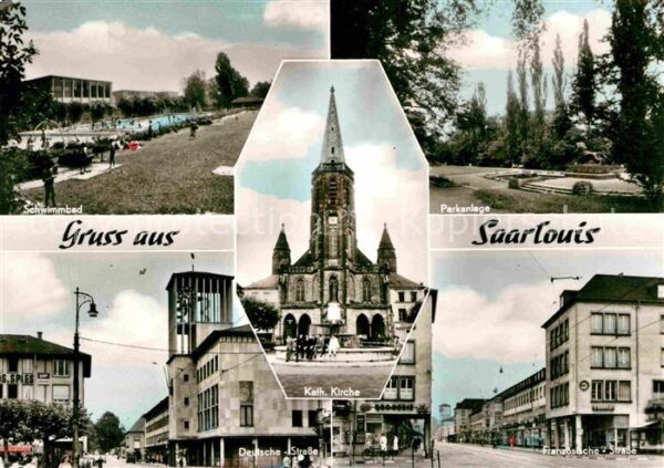 Saarlouis Schwimmbad Parkanlage Deutsche Strasse