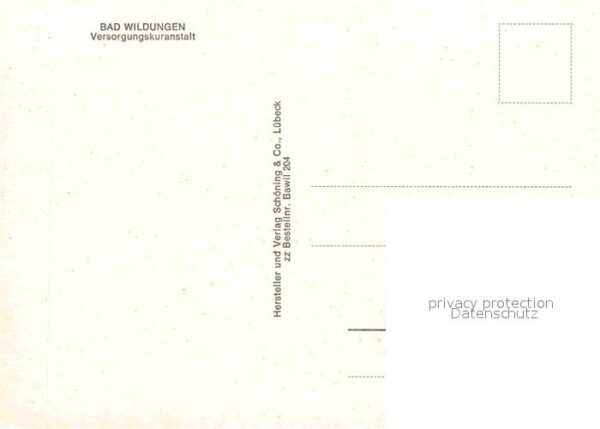 Bad Wildungen Versorgunskuranstalt – Bild 2