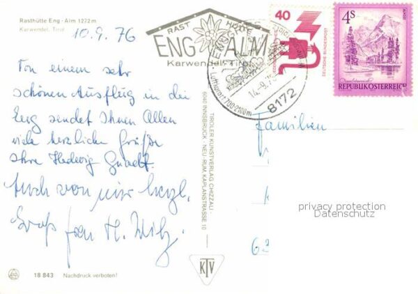 Eng Alm Karwendelgebirge Almvieh Kühe – Bild 2