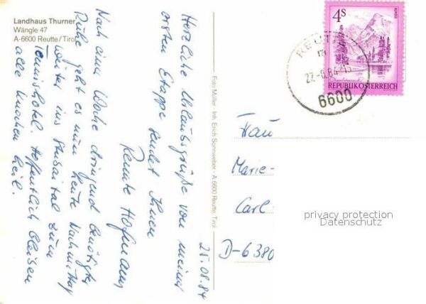 Reutte Tirol Landhaus Thurner – Bild 2