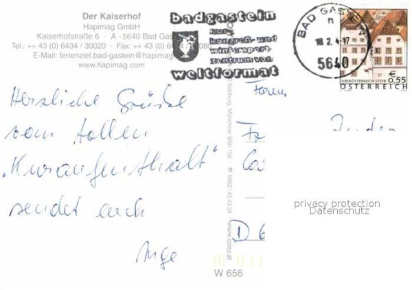 Bad Gastein Hotel Kaiserhof Wintersportplatz Skifah – Bild 2