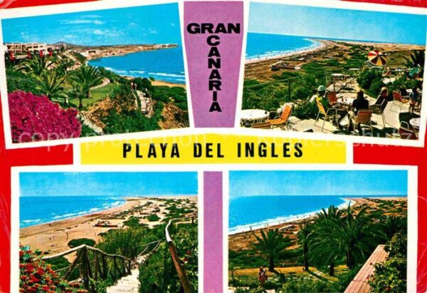 Playa del Ingles Panroama Strand Restaurant Terrasse