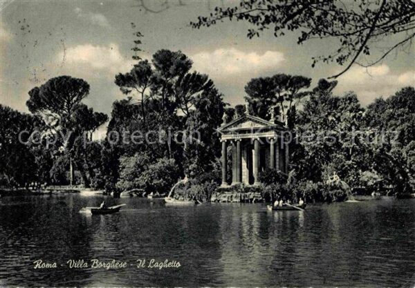 Roma Rom Villa Borghese Little lake See