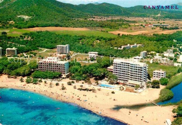 Canyamel Hotels am Strand Fliegeraufnahme