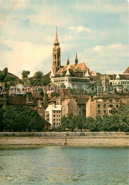 Budapest Budai latkep Ansicht von Buda Kathedral