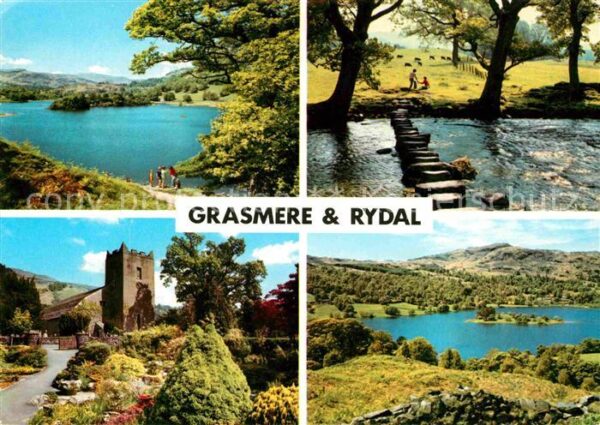 Grasmere United Kingdom and Rydal lake district Parish Church o