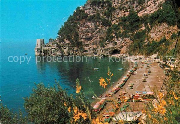 Positano La spiaggia di Fornillo Strand Bucht Kü