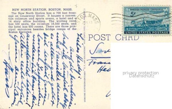Boston Massachusetts New North Station Illustration – Bild 2