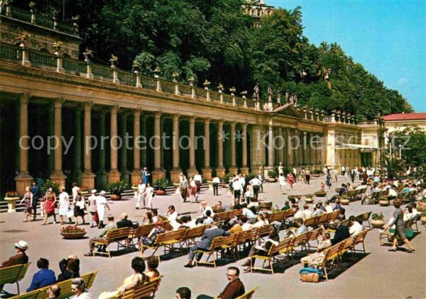 Karlovy Vary Kolonada Kolonnade der Tschechoslowakis