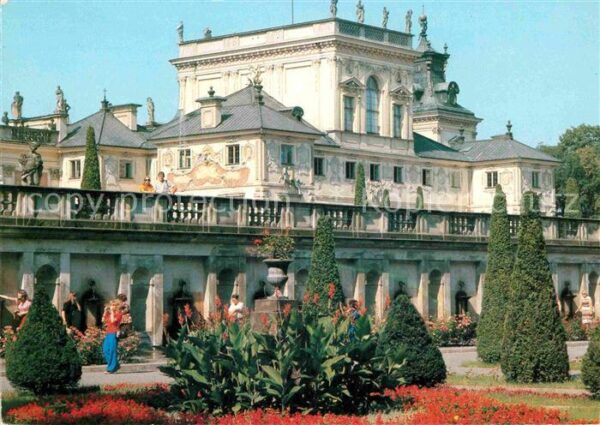 Warszawa Palac w Wilanowie Palast Garten