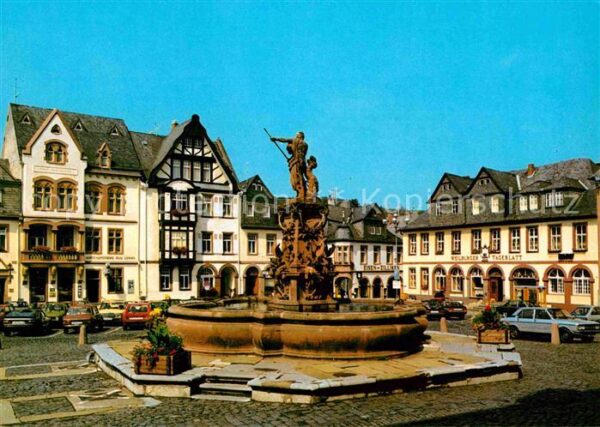 Weilburg Marktplatz Brunnen