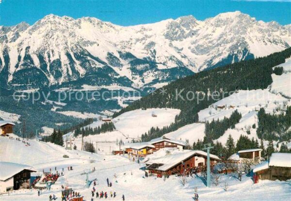 Hochsoell Panorama Wintersportgebiet gegen Wilden