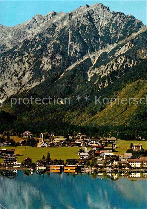 Pertisau Achensee Alpen Fliegeraufnahme