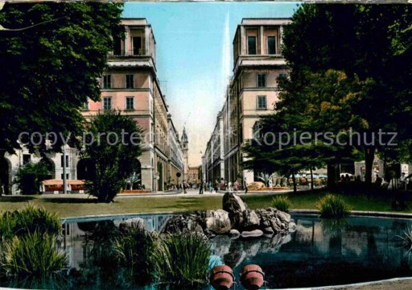 Torino Giardini di Piazza Carlo Felice e Via R