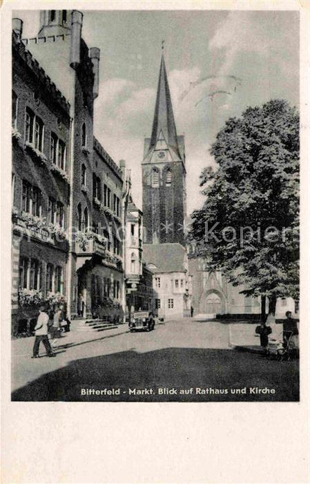 Bitterfeld Rathaus Kirche