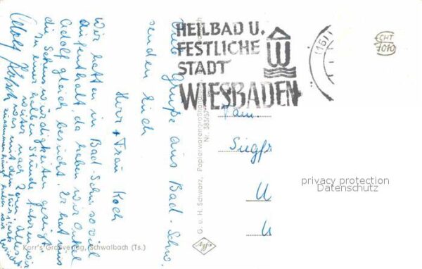 Bad Schwalbach Kurpark Kaserne Kurhaus Haus Maria – Bild 2
