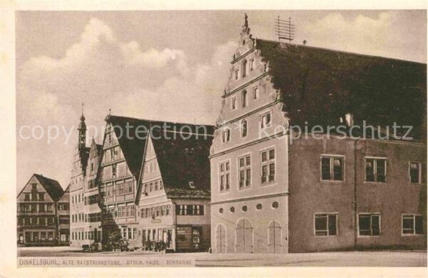 Dinkelsbuehl Ratstrinkstube Haus Schranne
