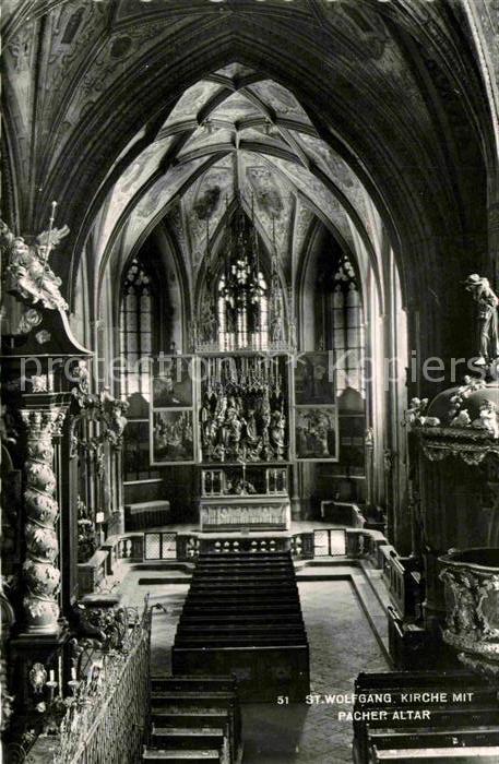 St Wolfgang Wolfgangsee Kirche mit Pacher Altar